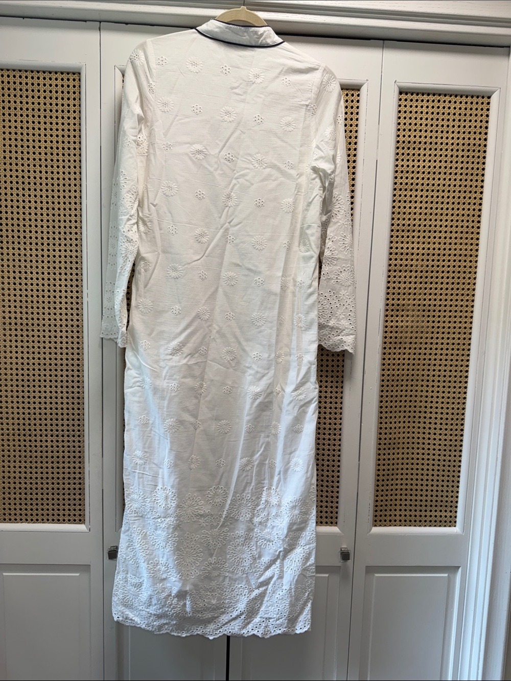 Sail to Sable White Embroidered Maxi Dress - Picture 5 of 5